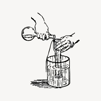 Laboratory clipart, vintage illustration vector. | Free Vector Illustration - rawpixel