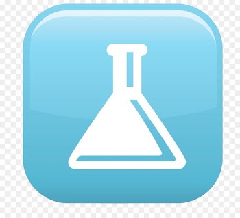 Laboratory Flasks Experiment Image Design - open sign 