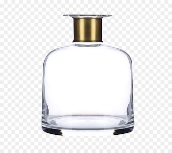Laboratory glassware Vase Transparency and translucency Material - Transparent white glass material 