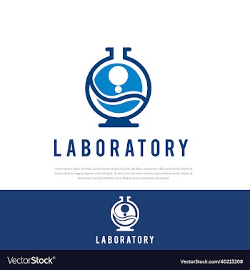 laboratory logo template optical logo