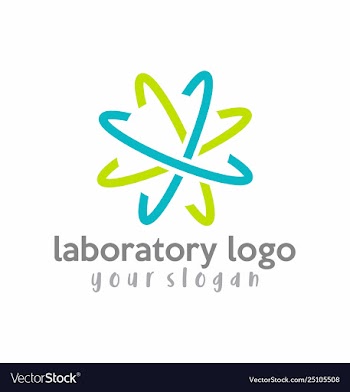 Laboratory logo vector image
