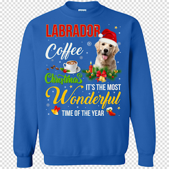 Labrador Coffee Wonderful Christmas Sweatshirt