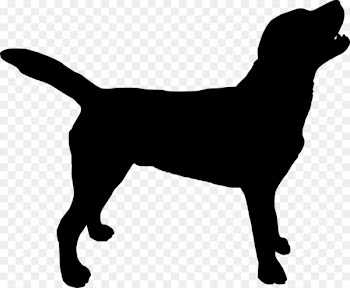 Labrador Retriever Silhouette Puppy Clip art - dogs 