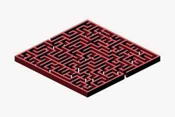 Labyrinth game clip art color | Free Photo - rawpixel
