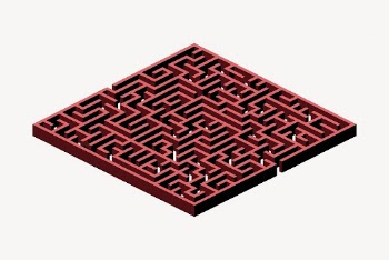 Labyrinth game clipart, collage element | Free PSD - rawpixel