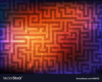 Labyrinth vector image