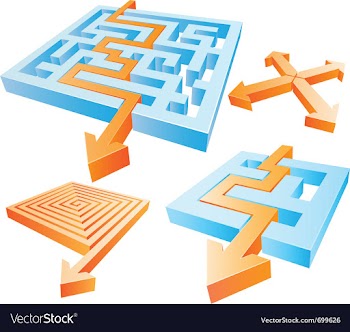 Labyrinth vector image