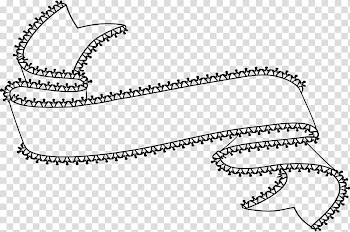 Lace Banners Brushes, black banner illustration transparent background PNG clipart