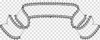 Lace Banners Brushes, black ribbon template transparent background PNG clipart