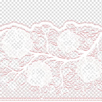 Lace Bathroom Mat Shower Curtain, White lace flowers material transparent background PNG clipart