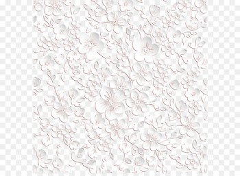 Lace Black and white Pattern - Three-dimensional flowers vector material 