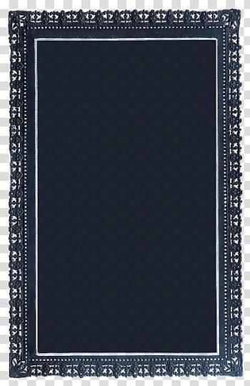Lace, black frame transparent background PNG clipart