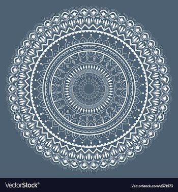 Lace ornament vector image
