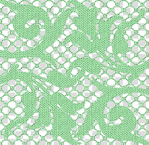 Lace patterns, green abstract art transparent background PNG clipart