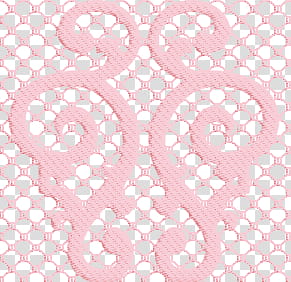 Lace patterns, pink abstract art transparent background PNG clipart