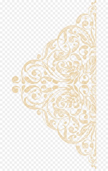 Lace Texture mapping Pattern - Gold lace texture Ornament 