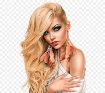 Lace wig Blond Hair Costume - hair 