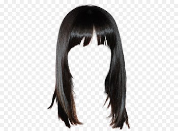 Lace wig Hairstyle Long hair - Western style black hair wig Free to pull the material 