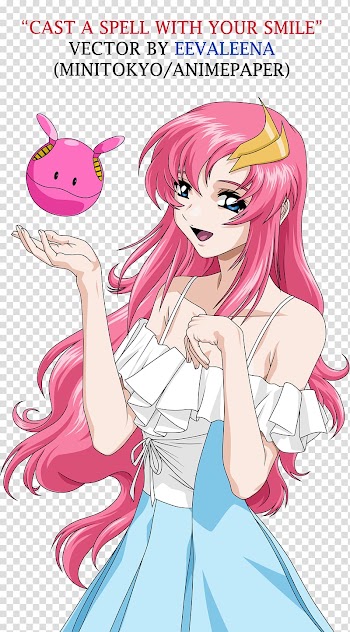 Lacus Clyne Gundam Anime Desktop โมบิลสูท, Anime transparent background PNG clipart