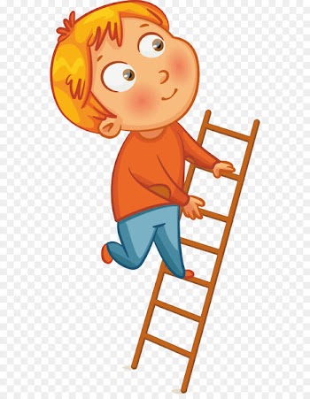 Ladder Bunk bed Table Wall - animated boy 