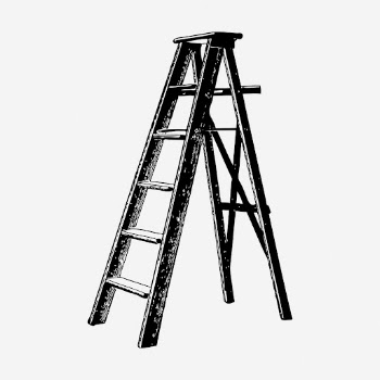 Ladder hand drawn illustration. Free | Free Photo - rawpixel