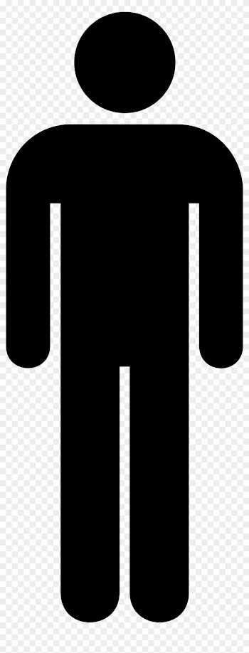 Ladies Bathroom Sign - Person Clipart Transparent Background
