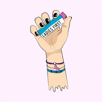 Ladies first funky graphic illustration | Free stock vector - 429611
