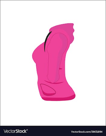 ladies pink hoodie side