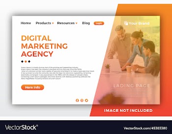 lading page template