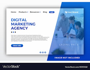 lading page template background
