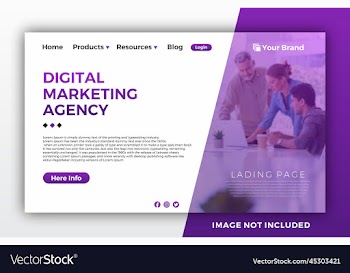 lading page template background