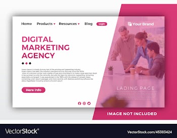 lading page template background