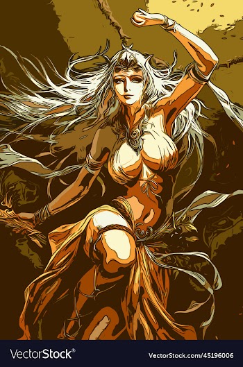 lady fantasy creative poster image