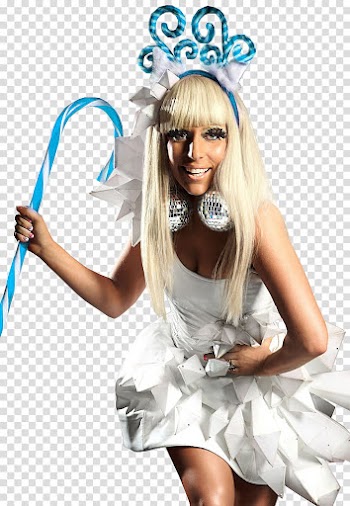 Lady Gaga Christmas Tree blue transparent background PNG clipart