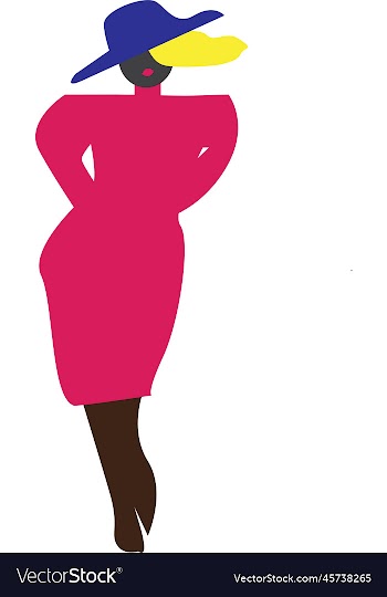 lady in red