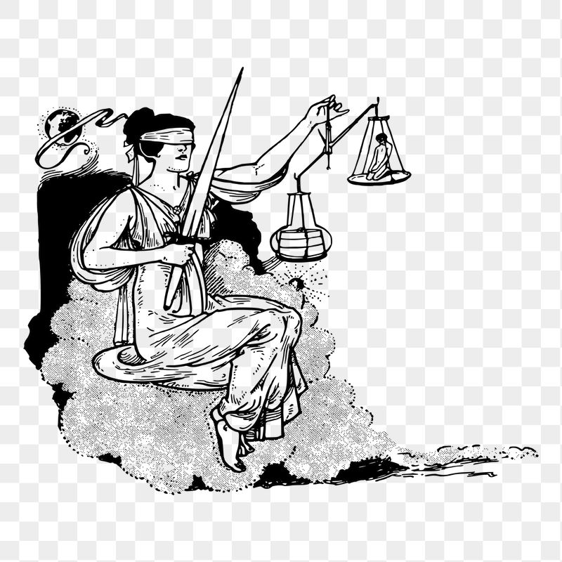 Lady justice png sticker illustration, | Free PNG - rawpixel