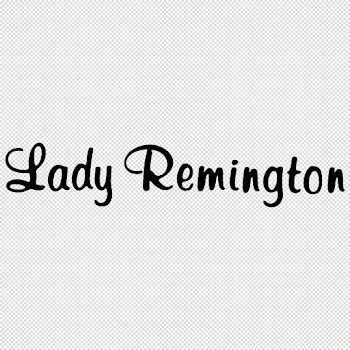 Lady Remington Logo PNG Transparent & SVG Vector - Freebie Supply