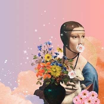 Lady with an Ermine art | Free Photo Illustration - rawpixel