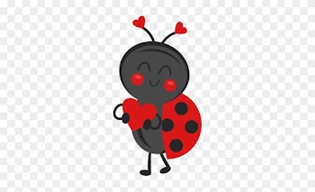 Ladybug Clipart Valentine - Clip Art