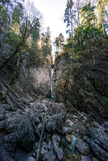 Lainbachfall
I had to reupload this again because there was there white edge on the left side of the previous version.  At least I could correct some more chromatic abberations :)