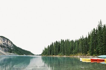 Lake collage element, beautiful scenery | Free PSD - rawpixel
