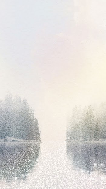 Lake forest landscape iPhone wallpaper, | Free Photo Illustration - rawpixel