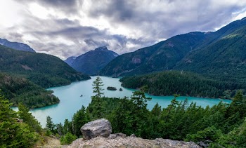 Lake in Middle of Hills
