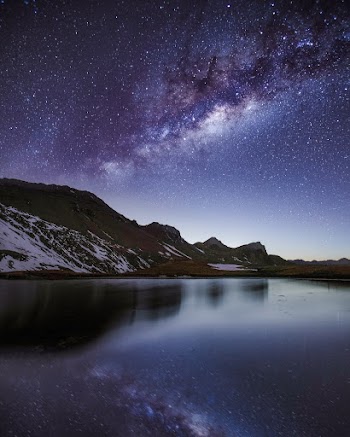 Lake Near A Mountain