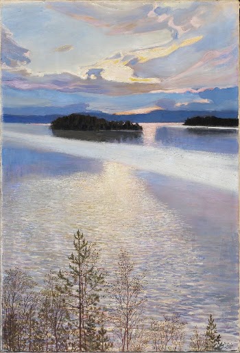 Lake view (1901)  oil | Free Photo - rawpixel