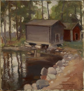 Lakeside sheds, viitasaari, 1929 | Free Photo - rawpixel