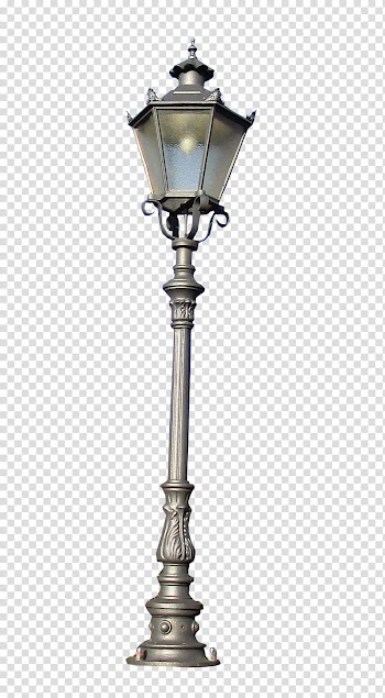 Lamp , gray light post transparent background PNG clipart