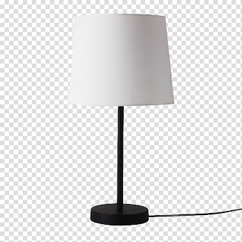 Lamp White, White table lamp transparent background PNG clipart