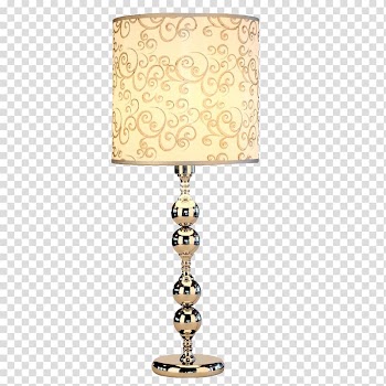 Lampshade Electric light Pattern, Fabric flowers fruit silver floor lamp transparent background PNG clipart