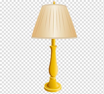 Lampshade Yellow Electric light, Lamps transparent background PNG clipart